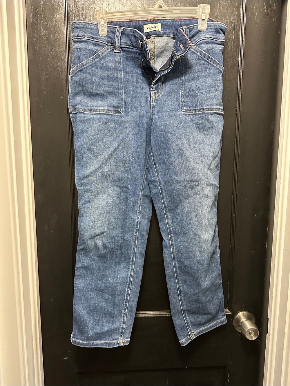 Women’s Straight-Leg Jeans in Blue Wash